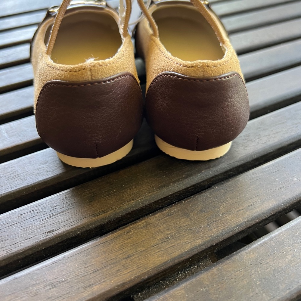 Janie and Jack Bridle Bit Tan Girls Dress Shoes. Size 6 New with Tags! - Picture 3 of 6